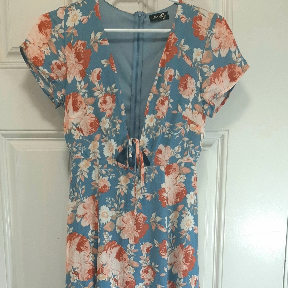 Dee Ally Flower Print Dress